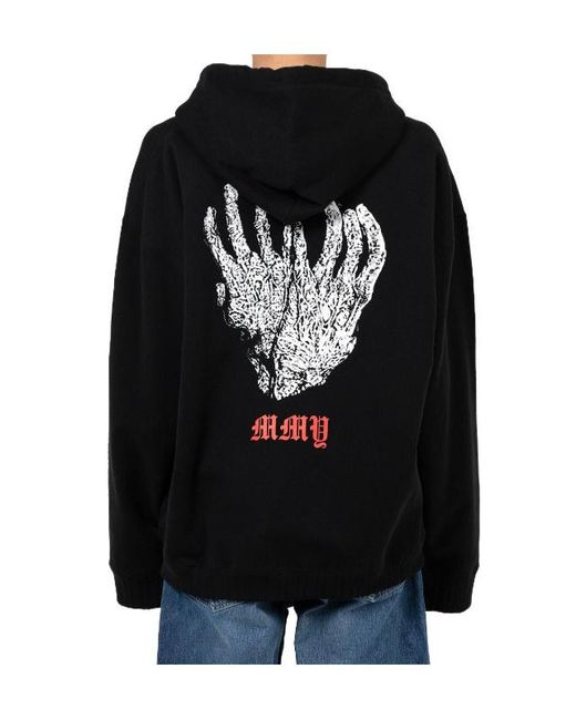 Maison Mihara Yasuhiro Black Long-Sleeve Hoodie for men