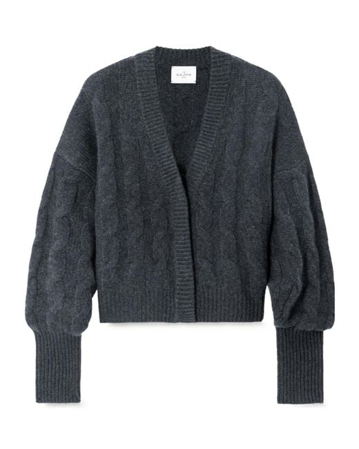 LeKasha Blue Long-Sleeved Cardigan