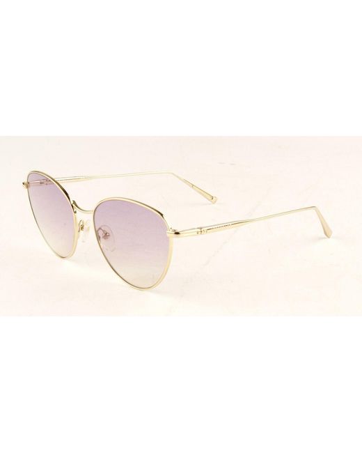 Longchamp Pink Oval Frame Sunglasses
