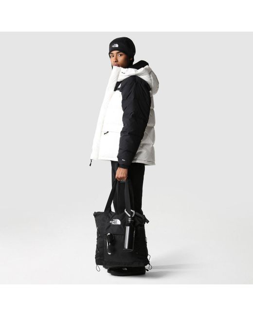 The North Face Black Logo Embroidered Zipped Puffer Jacket for men