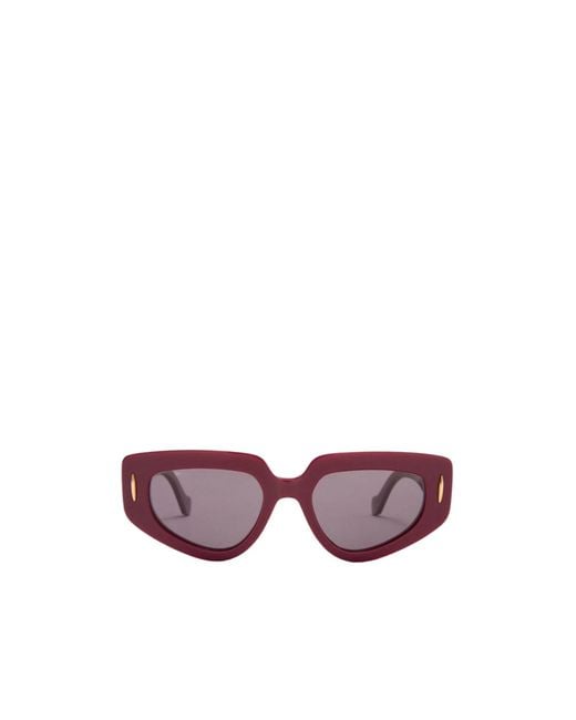 Loewe Purple Cat Eye Frame Sunglasses