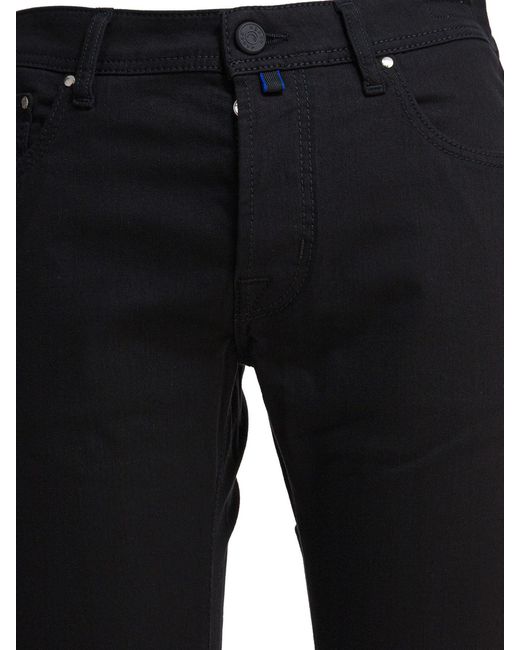 Jacob Cohen Black Bard Straight Leg Jeans for men