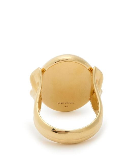 Chloé Metallic The Chloé Mirror Two-Toned Ring