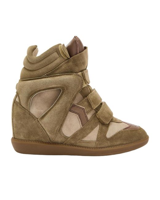 Isabel Marant Brown Soft Leather Casual Shoes