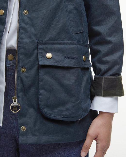 Barbour Blue Acorn Collared Jacket