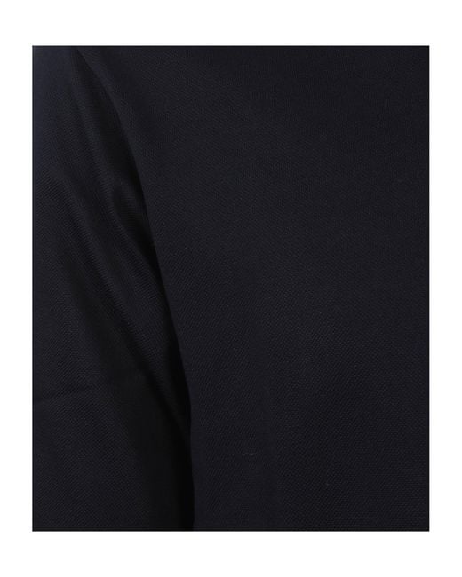 Herno Black Buttoned Polo Shirt for men