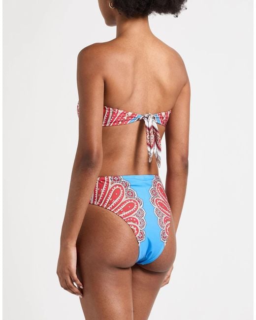 Farm Rio Red Strapless Bikini Top