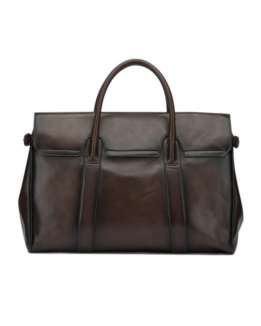 Officine Creative Black 'Bostonian 001' Travel Bag for men