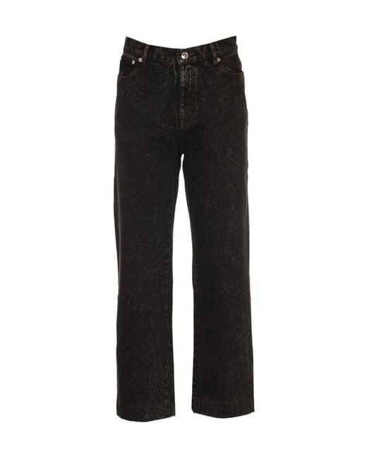 A.P.C. Black Sailor Cropped Jeans