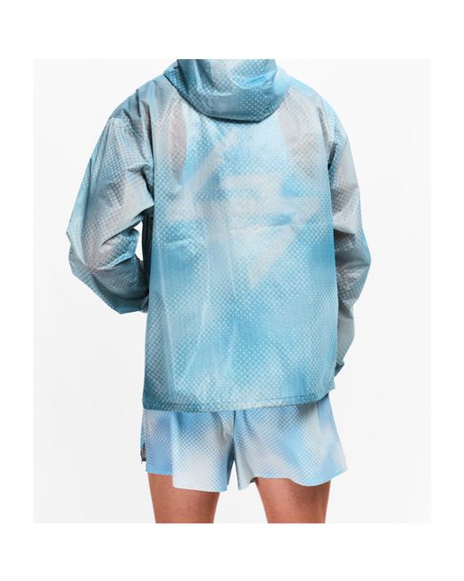 Represent Blue Hooded Casual Jacket for men