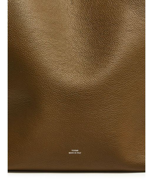 Totême  Brown Logo Handbag