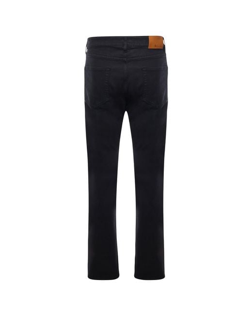 Loro Piana Blue Straight Casual Pants for men
