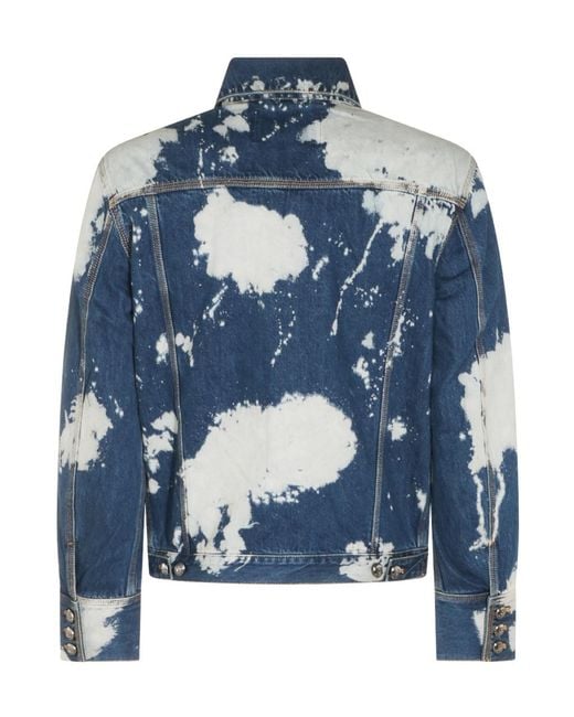 Vivienne Westwood Blue Collared Denim Jacket for men