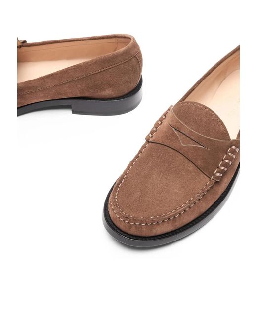 Stuart Weitzman Brown Lottie Loafer