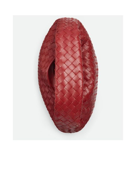 Bottega Veneta Red Hop Small Shoulder Bag