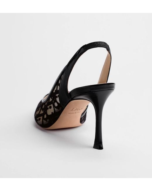 Dior Black Aable Slingback Pump