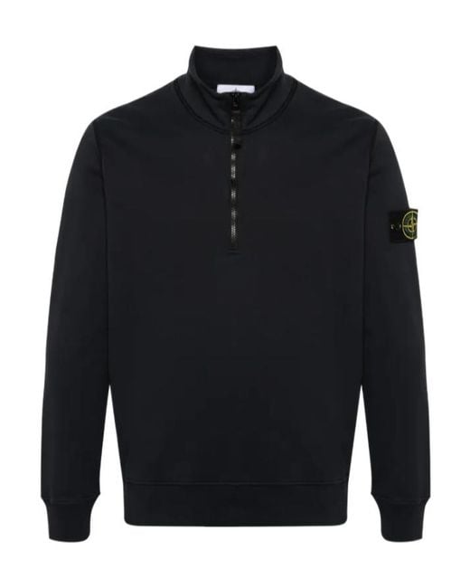 Stone Island Blue Compass Hoodie for men