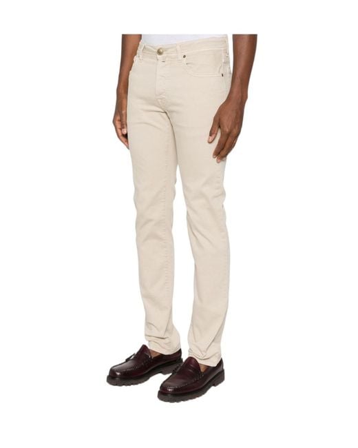 Jacob Cohen Natural Five-Pocket Jeans for men