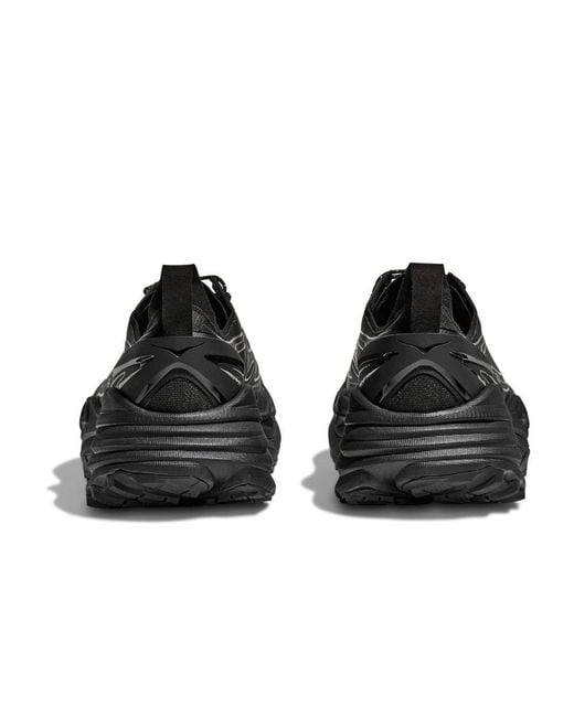 Hoka One One Black Stinson One7 Low Top Running Shoes for men