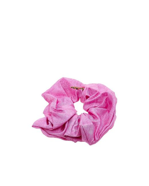Etro Pink Logo Hair Ring