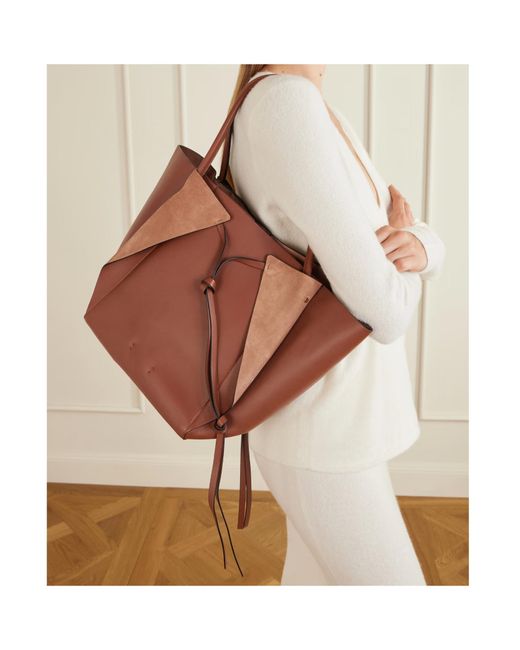 Gabriela Hearst Brown Marija Leather Tote