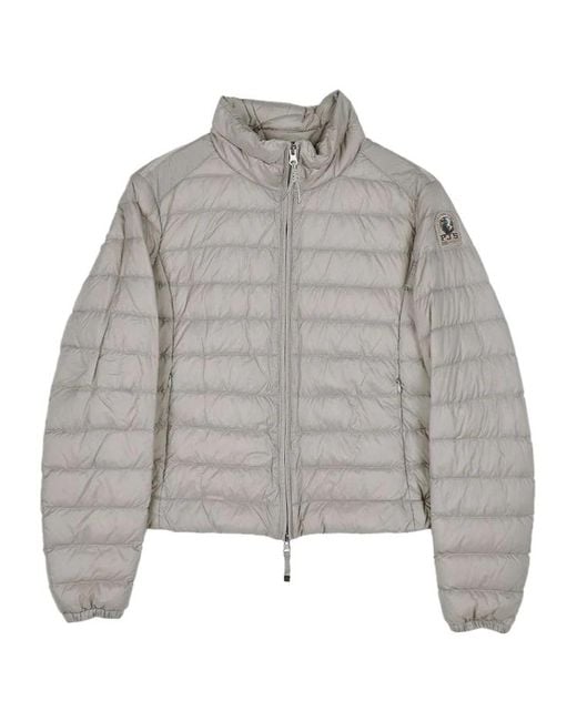 Parajumpers Gray Short Down Jacket