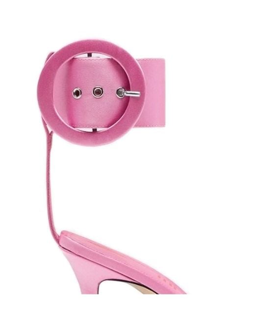 The Attico Pink The Last Night 85 Heeled Sandals