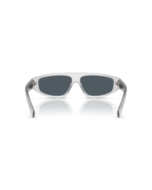 Prada Blue Rectangular-Frame Sunglasses for men