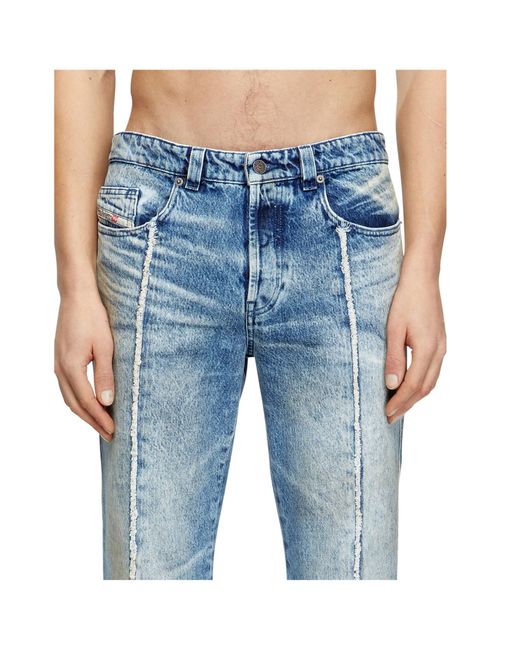 DIESEL Blue D-Buck Distressed Jeans for men