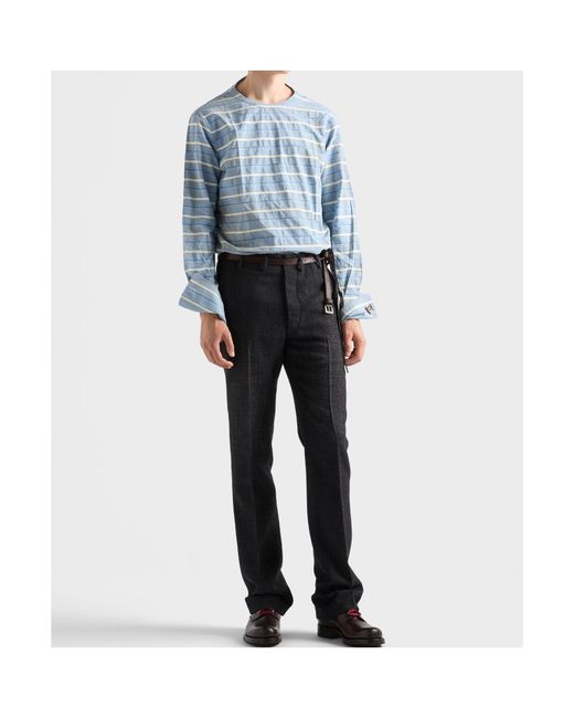 Prada Black Wool Pants for men