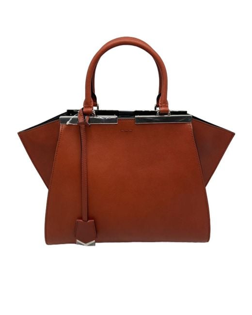 Fendi Brown Double-Handled Handbag