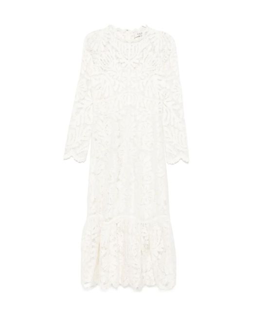 Sea White Agathe Midi Dress