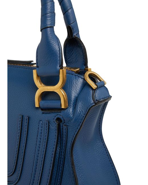 Chloé Blue Marcie Shoulder Bag