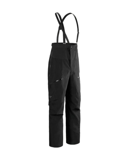 Arc'teryx Black Rush Bib Pant Ski Overalls for men
