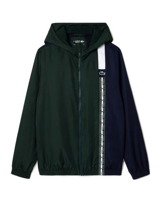 Lacoste Green Zipped Tennis Jacket for men