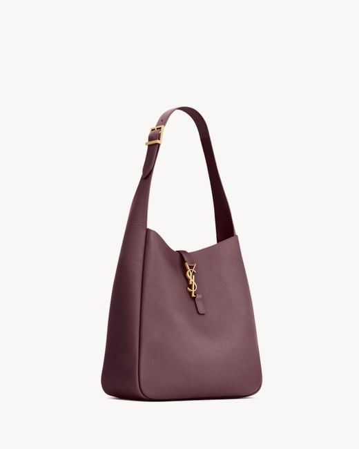 Saint Laurent Purple Le 5 À 7 Supple Large