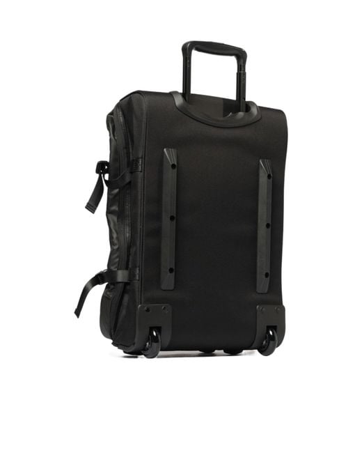 EA7 Black Logo Detail Buckle Strap Luggage