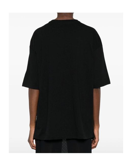 Ann Demeulemeester Black Crew Neck T-Shirt