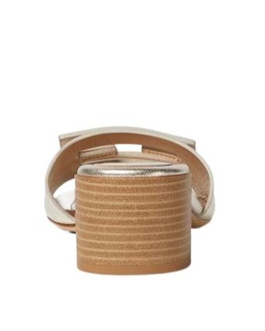 Fendi Natural Baguette Ff Sandals