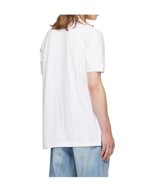 Polo Ralph Lauren White Short-Sleeved Polo Shirt for men