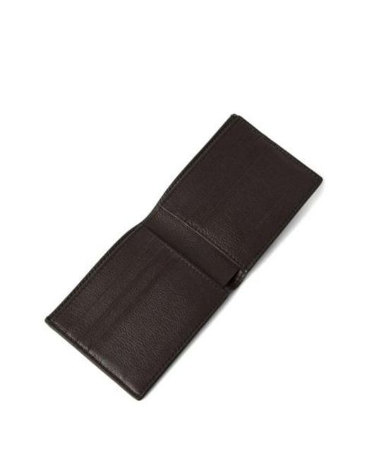 Brunello Cucinelli Black Logo Embossed Wallet for men