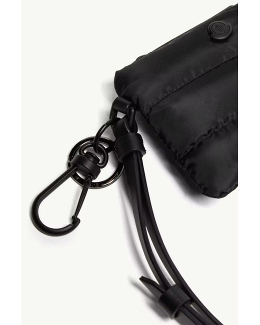 Moncler White Caradoc Card Metal Logo Holder for men