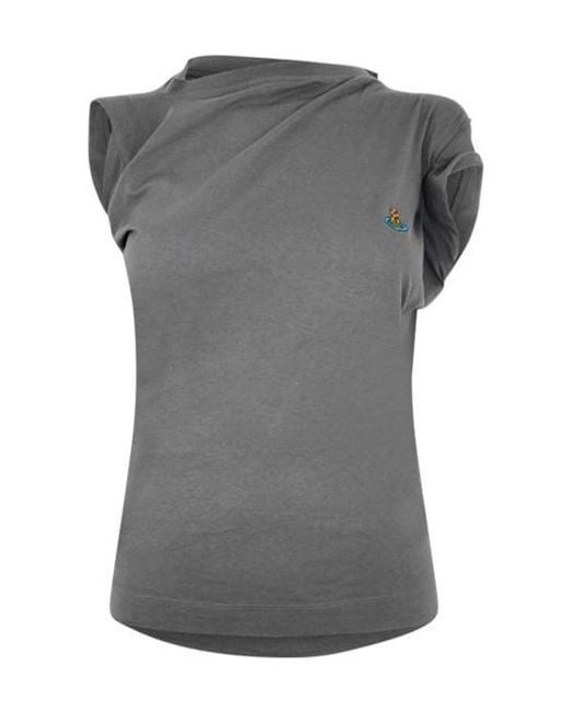 Vivienne Westwood Gray Short-Sleeved T-Shirt
