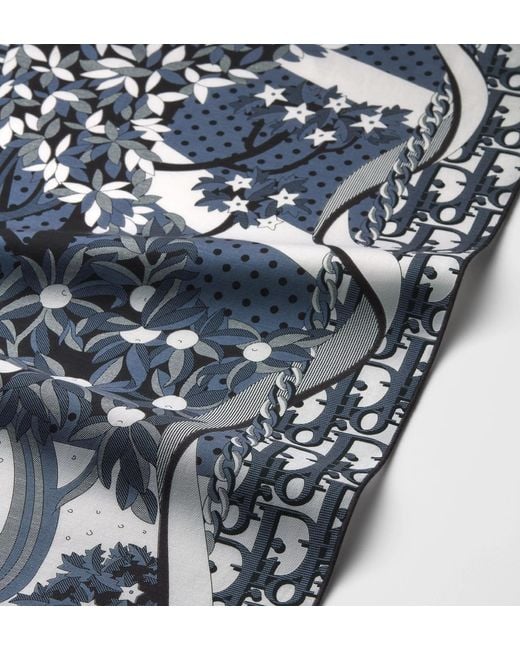 Dior Blue Avenue Shawl