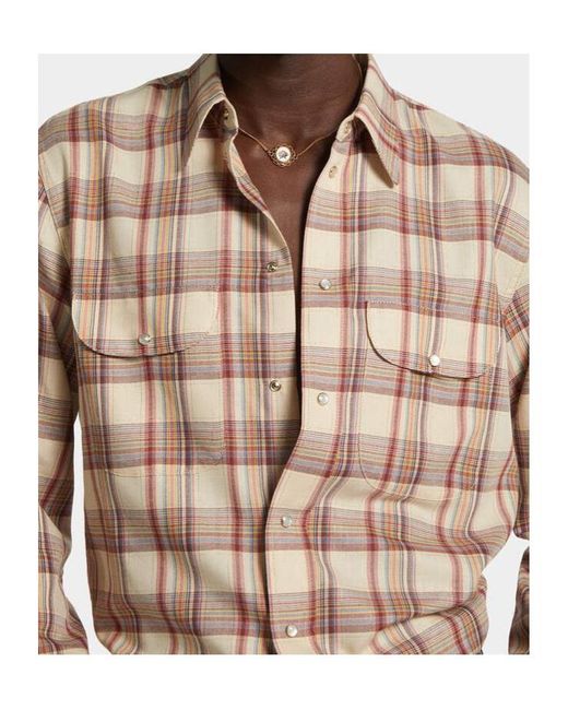 DSquared² Multicolor Checked Curved Hem Shirt for men