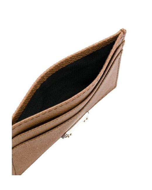 Dolce & Gabbana Pink Logo Plaque Cardholder