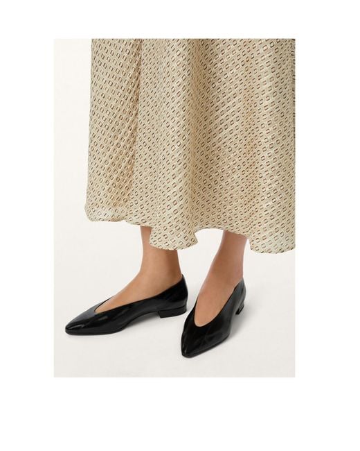 Loro Piana Black Rebecca Ballet Flat