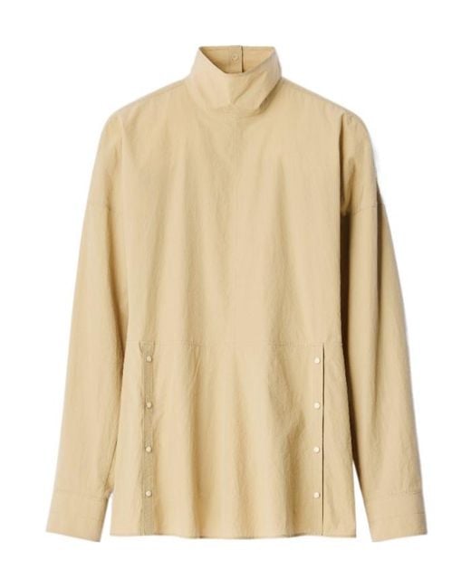 Lemaire Natural Press-Stud Bib Top