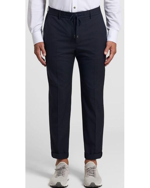 Peserico Blue Jogger Trousers for men
