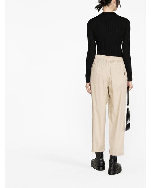 Brunello Cucinelli White Elastic Sweatpants